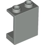 Panel 1 x 2 x 2 [Hollow Studs] in Light Gray