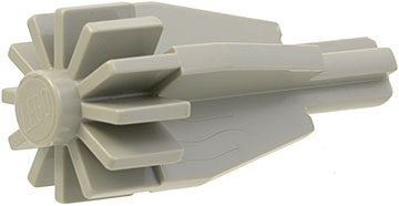 Engine Centre - Smooth Large in Light Gray