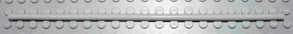Hose, Pneumatic 4mm D. 20L / 16cm in Light Gray