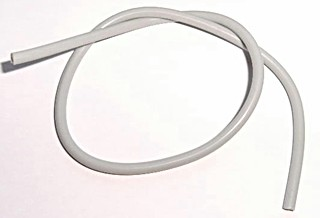 Hose, Pneumatic 4mm D. 50L / 400mm in Light Gray