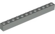 Brick 1 x 12 in Light Gray