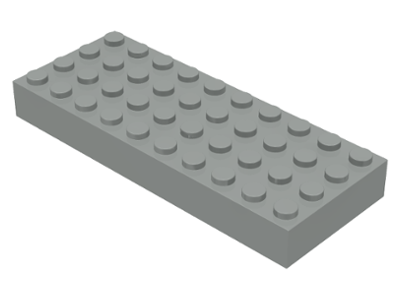 Brick 4 x 10 in Light Gray
