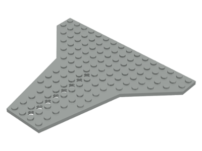 Wedge, Plate 16 x 14 Shuttle in Light Gray
