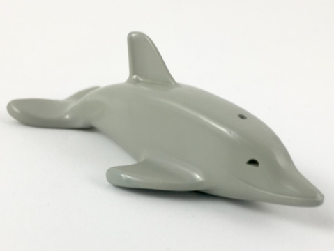 Animal, Dolphin (Normal Connection - With Axle Holder) in Light Gray