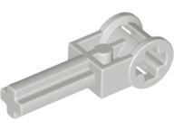 Technic Axle 1.5 with Perpendicular Axle Connector (Technic Pole Reverser Handle) in Light Gray