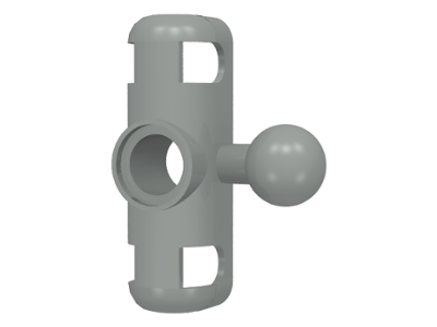 Technic Steering Arm Small with Towball in Light Gray