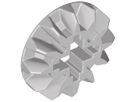 Technic Gear 12 Tooth Bevel in Light Gray