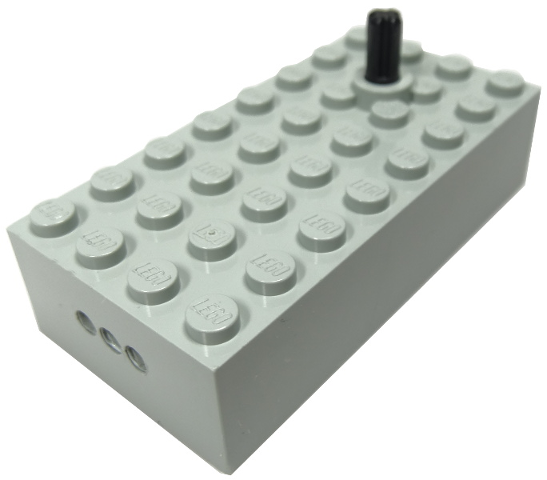 Control Unit, Train, 12V 4 x 8 x 1 2/3 Remote Control Switch Motor in Light Gray