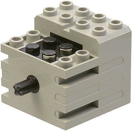 Motor, 9V Mini [Old Style] in Light Gray