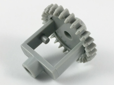 Technic Gear Differential [Old Style, 28 Teeth] in Light Gray