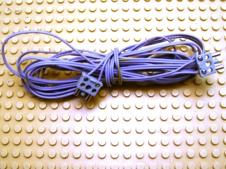 Wire with 2-Prong Connectors, 12V / 4.5V 375L in Light Gray