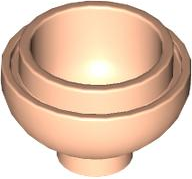 Brick Round 2 x 2 Dome Bottom [Open Stud] in Light Nougat