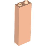 Brick 1 x 2 x 5 with Hollow Studs in Light Nougat