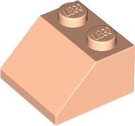 Brick Sloped 45° 2 x 2 in Light Nougat