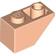 Brick Sloped Inverted 45° 2 x 1 in Light Nougat