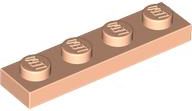 Plate 1 x 4 in Light Nougat
