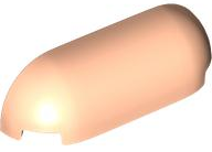 Brick Round, Curved Triple 1 x 4 x 1 in Light Nougat
