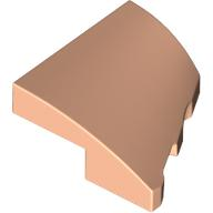 Brick Wedged, Curved 2 x 2 with Stud Notch Left in Light Nougat
