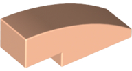 Brick Curved 3 x 1 No Studs in Light Nougat
