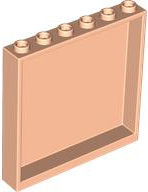 Panel 1 x 6 x 5 in Light Nougat