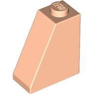 Brick Sloped 65° 2 x 1 x 2 in Light Nougat