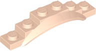 Wheel Arch, Mudguard, 1 1/2 x 6 x 1 [Arch Extended] in Light Nougat