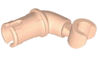 Arm, with Pin, Light Nougat Hand in Light Nougat