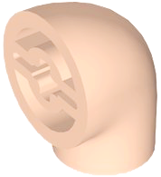 Arm, Upper with Axle Hole in Light Nougat