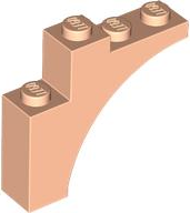 Brick Arch 1 x 4 x 3 in Light Nougat