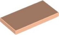 Tile 2 x 4 with Groove in Light Nougat