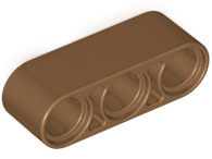 Technic Beam 1 x 3 Thick in Light Brown