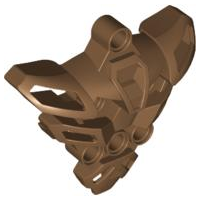 Large Figure Skeletal, Torso with 6 Holes (Matoran) in Light Brown