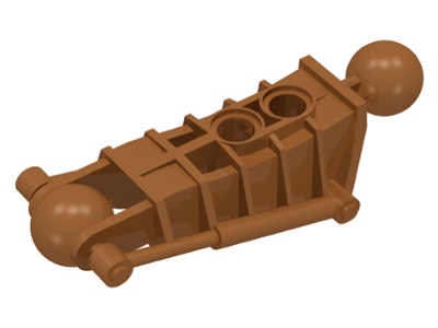 Large Figure Skeletal, Limb, with 2 Ball Joints (Toa Metru) in Light Brown
