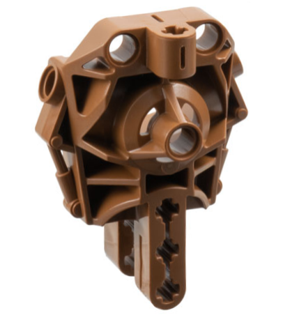 Large Figure Skeletal, Torso (Toa Metru) in Light Brown