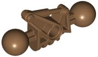 Large Figure Skeletal, Limb, with 2 Ball Joints, and Hole (Toa Metru) in Light Brown