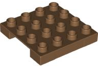 Duplo Loading Pallet 4 x 4 Indented Side in Light Brown