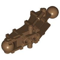 Large Figure Skeletal, Limb, Angular with 2 Ball Joints (Toa Hordika) in Light Brown