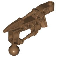 Large Figure Skeletal, Limb, Angular with Ball Joint (Toa Hordika) in Light Brown