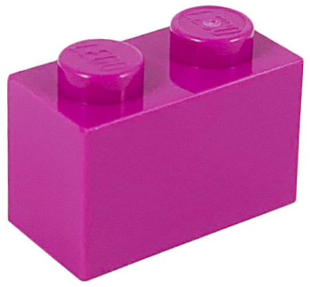 Brick 1 x 2 in Light Purple