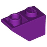 Brick Sloped Inverted 45° 2 x 1 in Light Purple