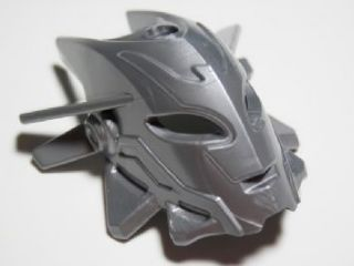 Large Figure Mask, Breez in Flat Silver