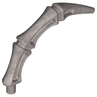Insect Body Part, Leg / Tail / Tentacle / Claw in Flat Silver