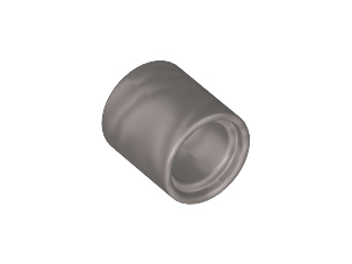Technic Pin Connector Round 1L [Beam] in Flat Silver