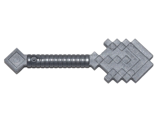 Equipment Shovel Blocky in Flat Silver