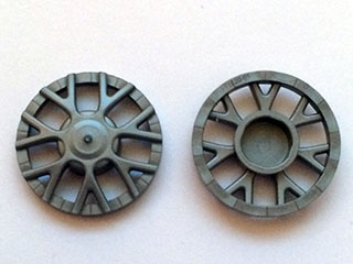 Wheel Cover 7 Spoke Y Shape - for Wheel 18976 in Flat Silver