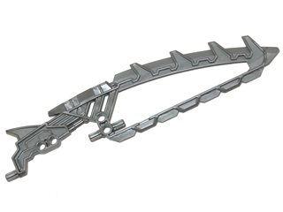 Large Figure Weapon Sword / Shield in Flat Silver