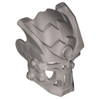 Large Figure Mask Skull in Flat Silver