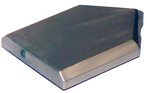 Tile Special 2 x 3 Pentagonal in Flat Silver