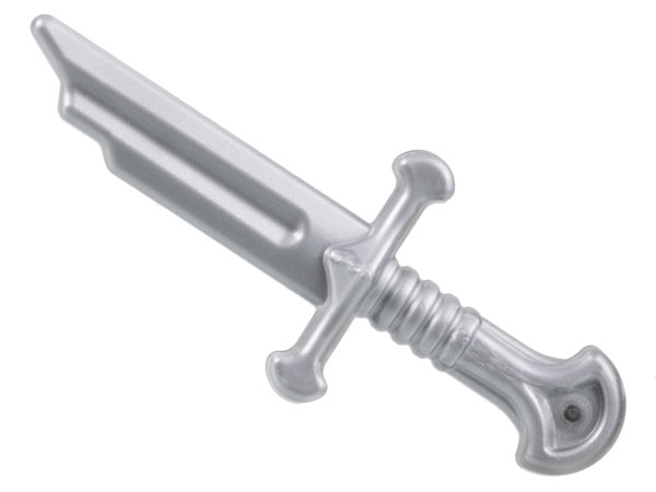 Weapon Sword Long in Flat Silver