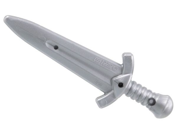 Weapon Sword / Dagger Short (Sting) in Flat Silver